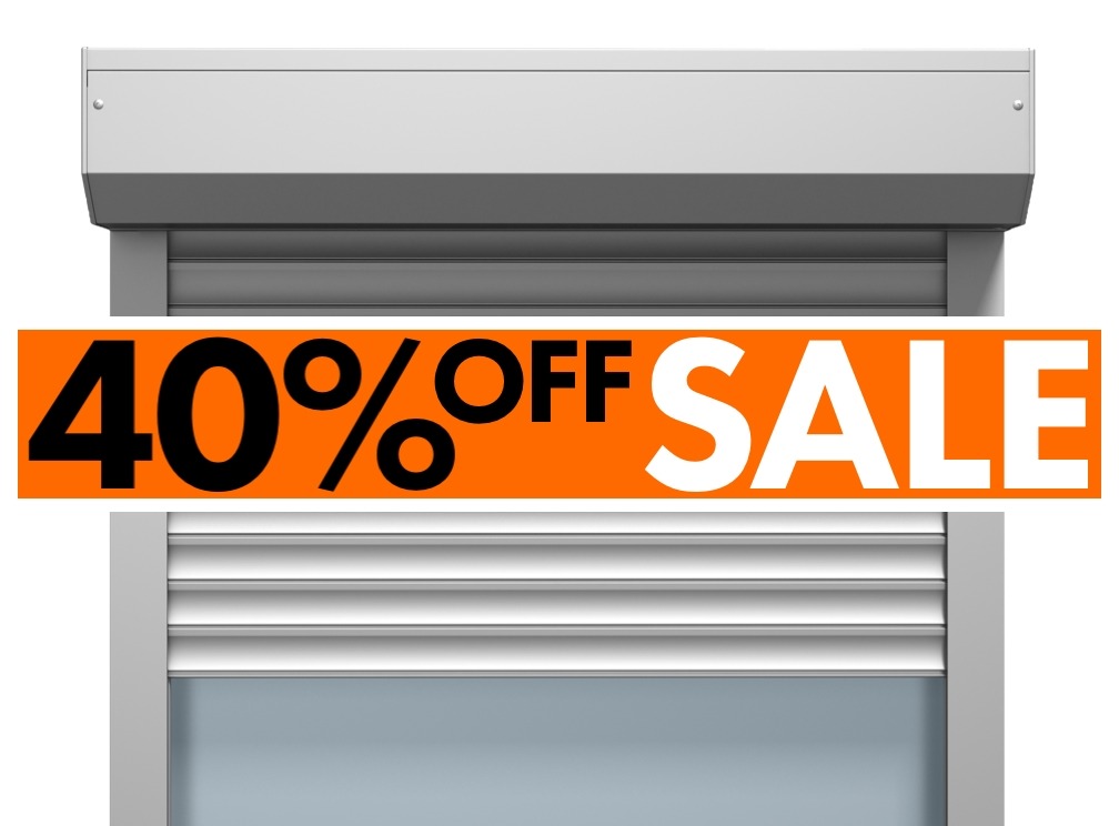 Order 3 or more Roller Shutters this month and take 40% OFF the total retail price!