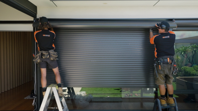 roller shutter installation type