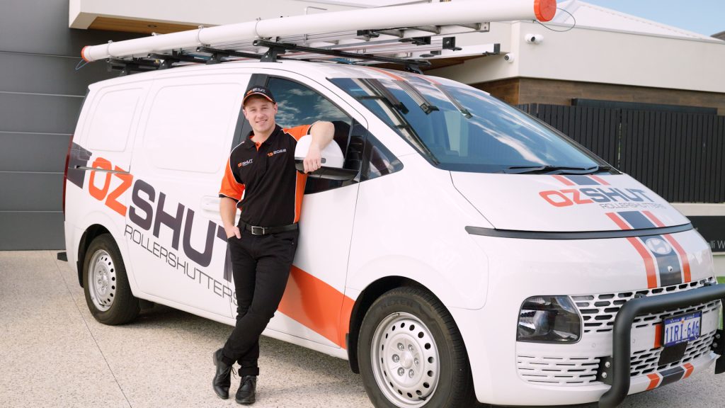 local roller shutter technician with van